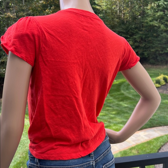 We The Free Bold Pink Red Top - Picture 3 of 8